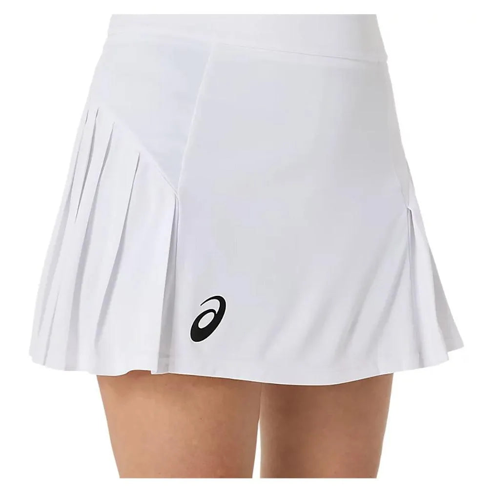 Women's Match Tennis Skort Brilliant White-Apparel-Asics-2042A355-100S25-1-Tennis Express