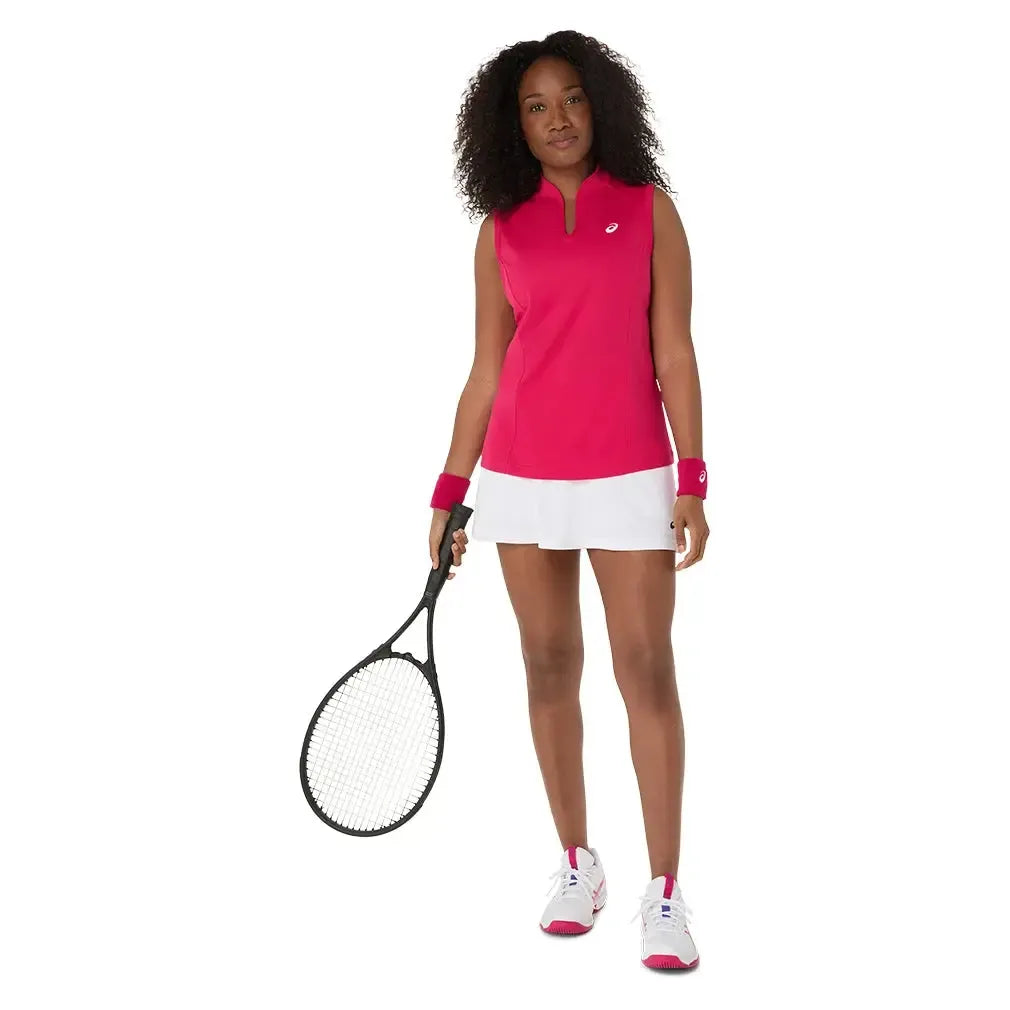 Women's Court Tennis Tank Bright Rose