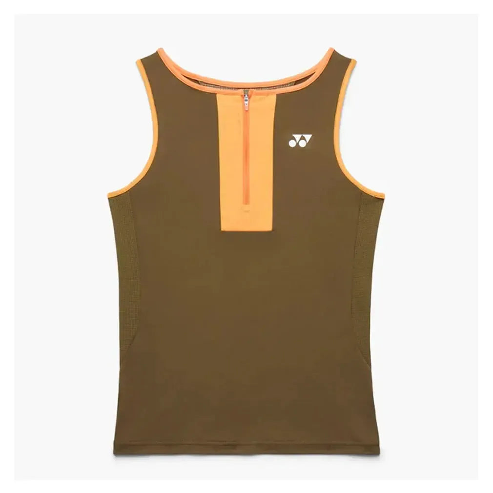 Women's Tournament Zip Tennis Tank-Apparel-Yonex-20833-F25-B_db6cdd54-fb3e-443b-b3c6-e1f192a308d8-Tennis Express