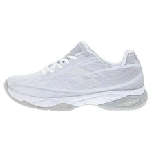 Women's Mirage 300 Speed Tennis Shoes All White and Silver Metal 2-Footwear-Lotto-210741-1GNB-1-Tennis Express