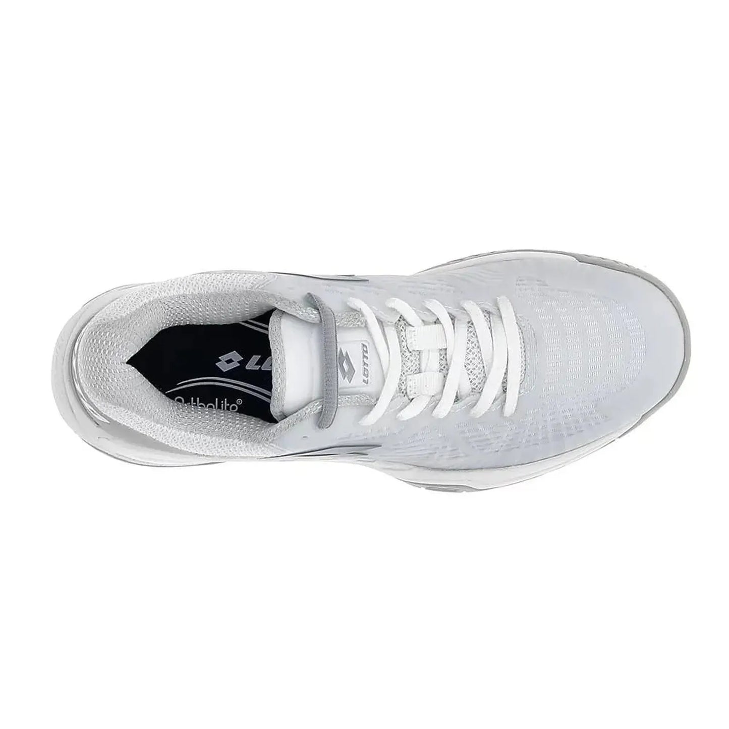Women's Mirage 100 Speed Tennis Shoes All White and Cool Gray 9c