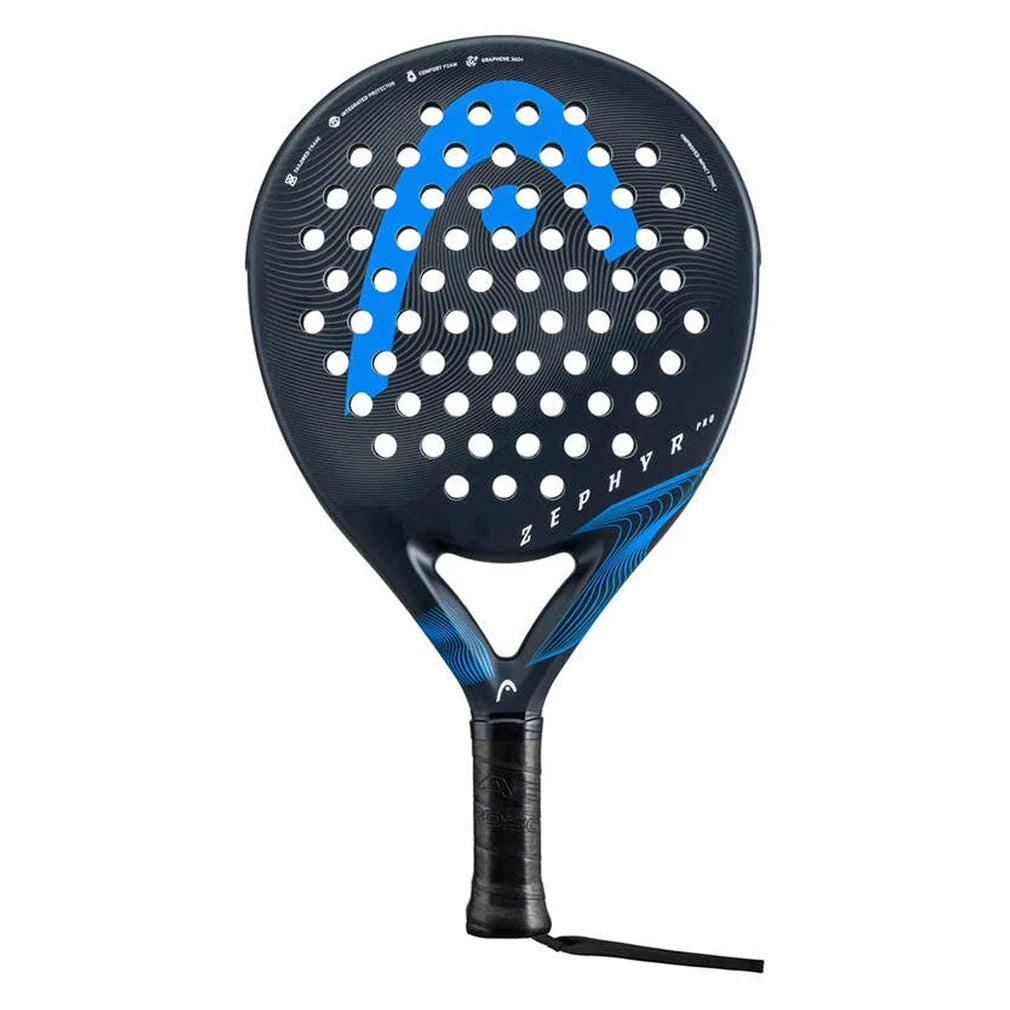 Zephyr Pro 2023 Padel Paddle Black and Blue