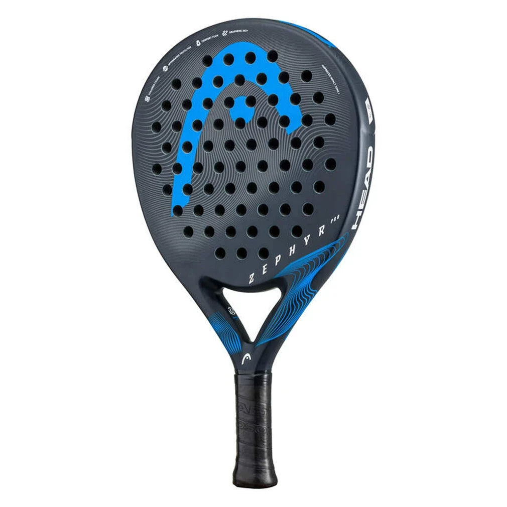 Zephyr Pro 2023 Padel Paddle Black and Blue