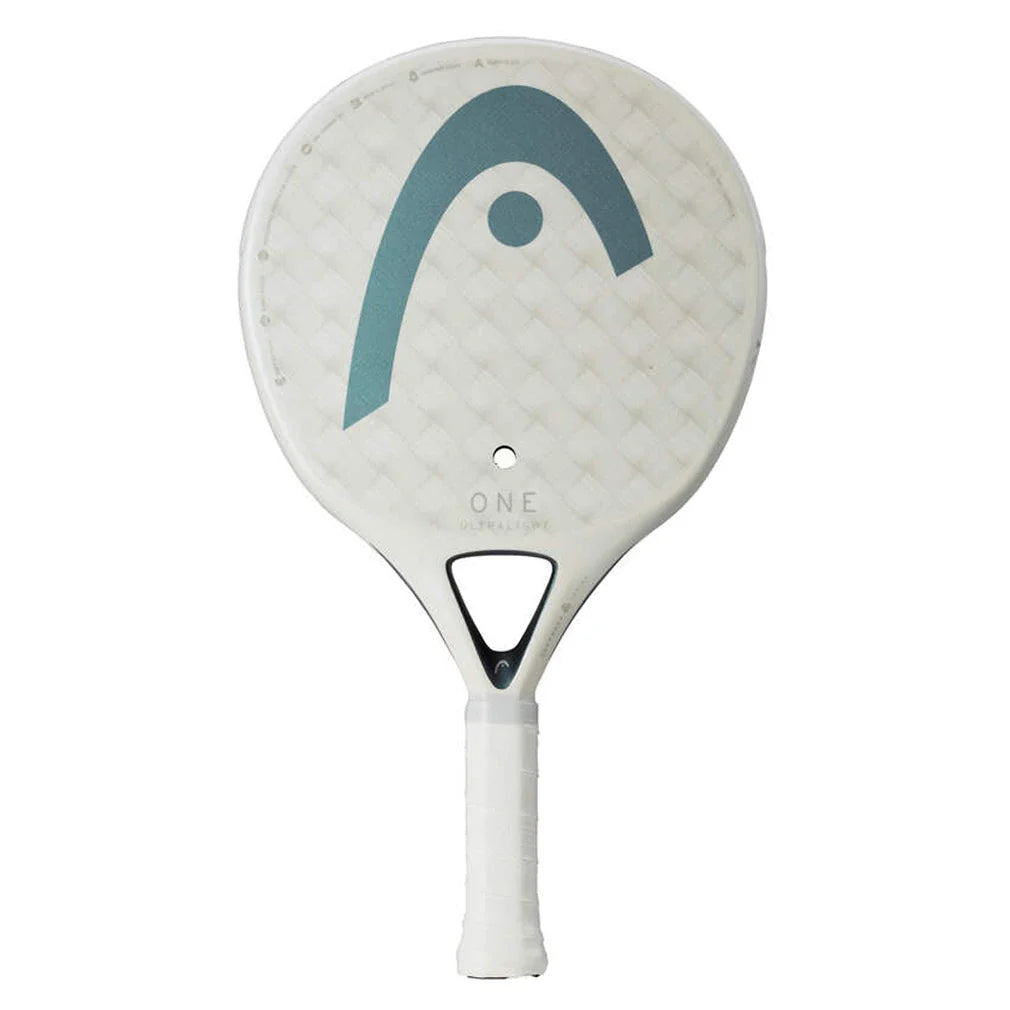 One Ultralight White Padel Racquet