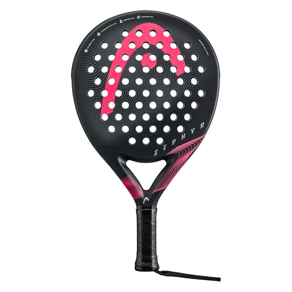 Zephyr Pro 2023 Padel Paddle Black and Pink