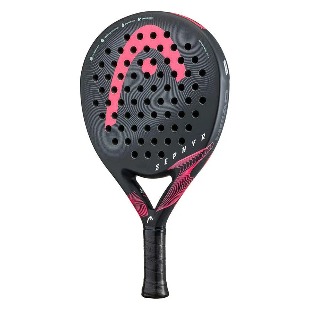 Zephyr Pro 2023 Padel Paddle Black and Pink