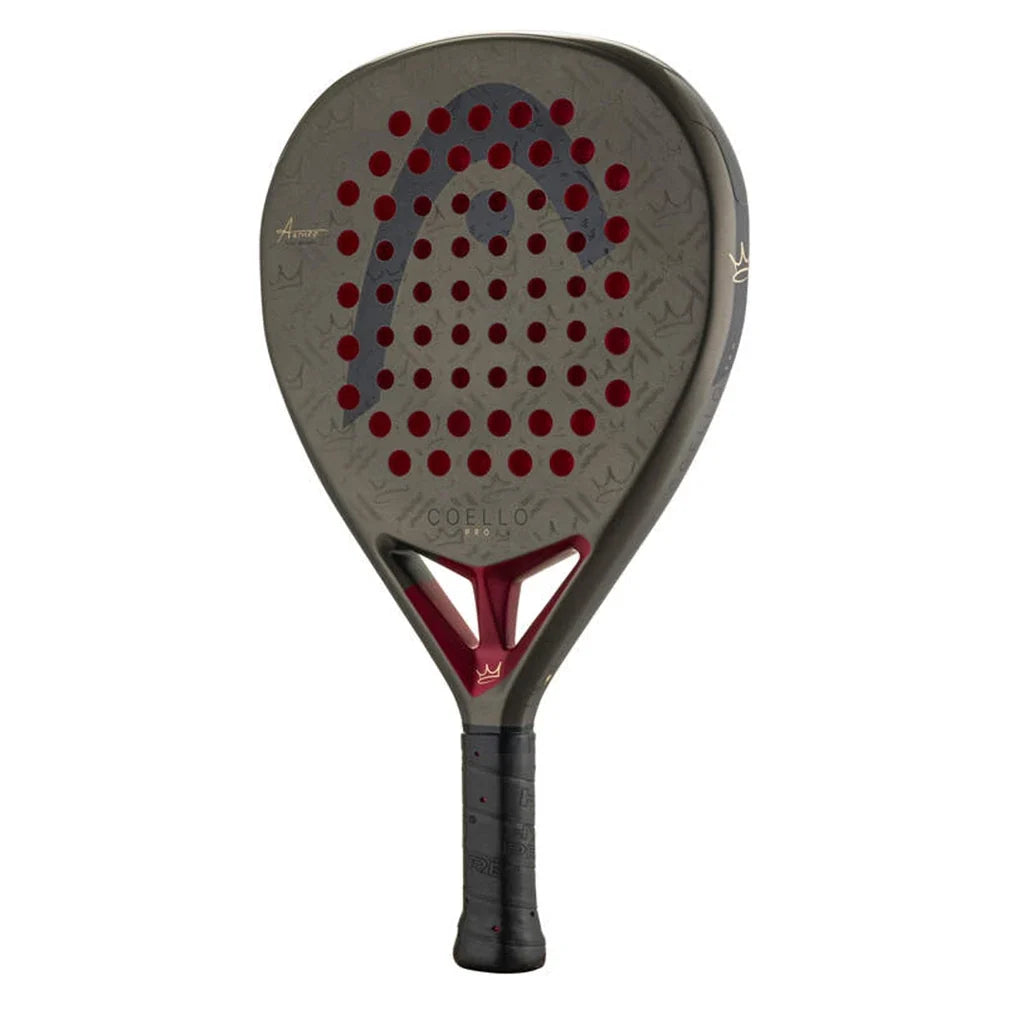 Coello Pro 2026 Padel Racquet-Padel Racquets-Head-Dark Gray-One Size, [current_file_name-Tennis Express