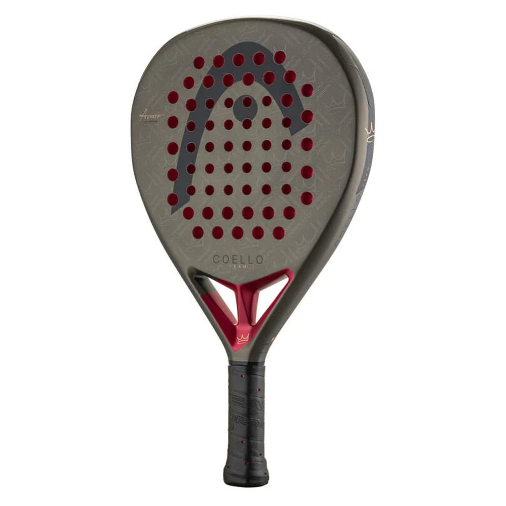 Coello Team 2026 Padel Racquet-Padel Racquets-Head-Dark Gray-One Size, [current_file_name-Tennis Express