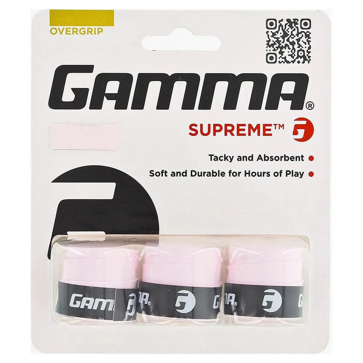 Supreme Overgrips-Accessories-Gamma-2255-PINK-L-Tennis Express