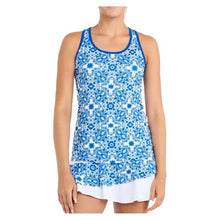 Women's Racerback Tennis Tank Sandra Tiles