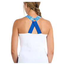 Women's Tennis Tank White and Sandra Tiles