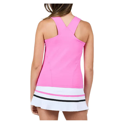 Women's Style Icons Racerback Tennis Tank Super Pink