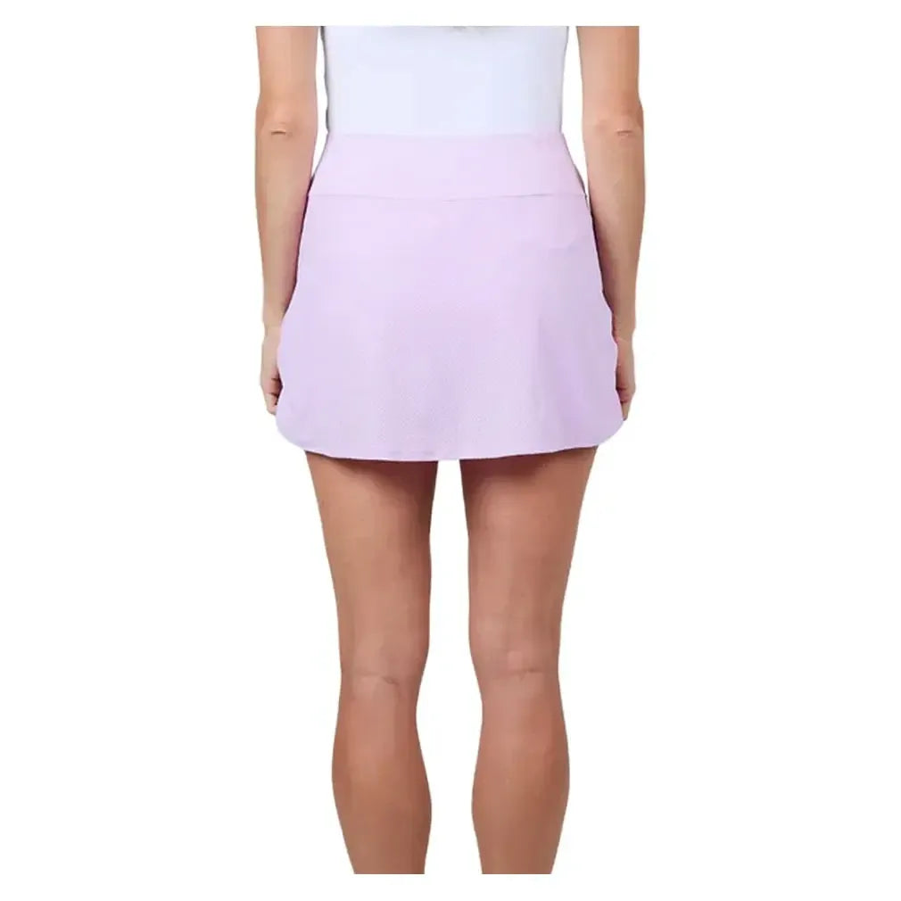 Women's 13 Inch Tennis Skort Degrade Dots and Lavender