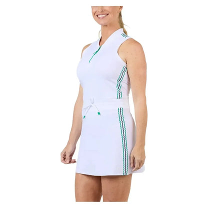 Women's 32 Inch Tennis Dress White and Zen