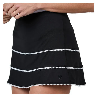 Women's 13 Inch Tennis Skort Black