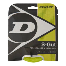 S-Gut 16G Yellow Tennis String-Strings-Dunlop-23422-DEFAULT-L-Tennis Express