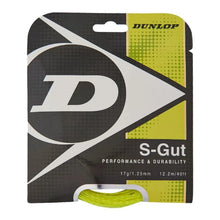 S-Gut 17G Yellow Tennis String-Strings-Dunlop-23423-DEFAULT-L-Tennis Express