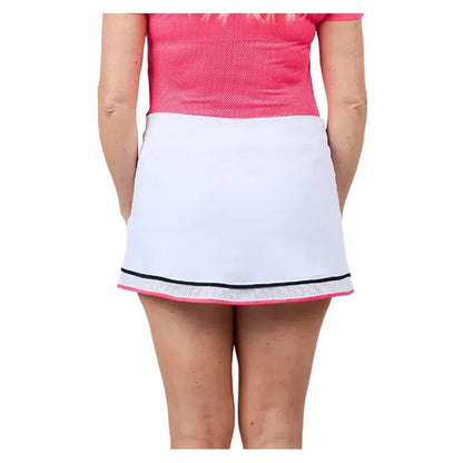 Women's 13 Inch Tennis Skort White