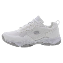 Men's Clear Shot Quicksilver Pickleball Shoes White and Silver