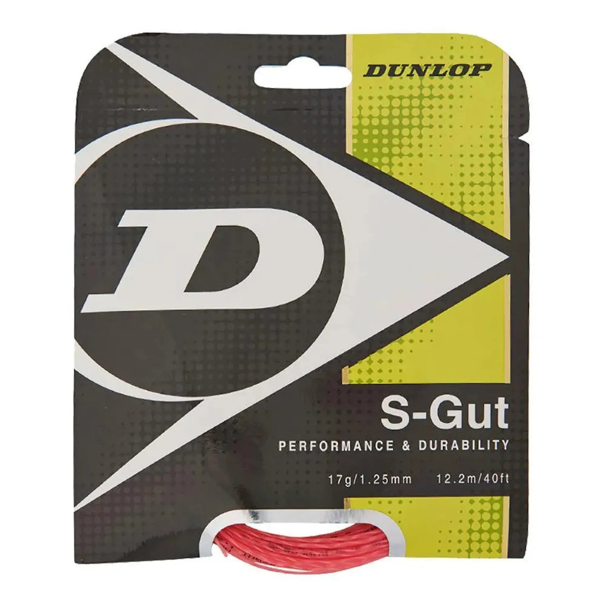 Pink - S-Gut 17G Pink Tennis String-Strings-Dunlop-24009-DEFAULT-L-Tennis Express