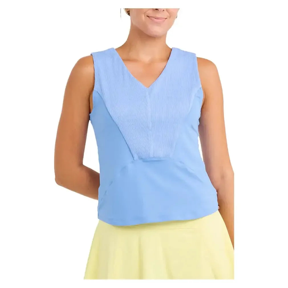 Women's Tennis Tank Periwinkle-Apparel-Sofibella-2418KOP-PRWU25-Tennis Express