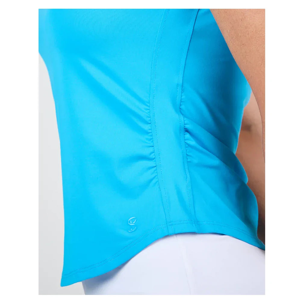 Women's Style Icons Short Sleeve Tennis Top Electric Blue