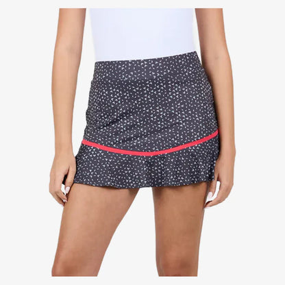 Women's Berry Fusion 14 Inch Tennis Skort Jetset and Berry Red