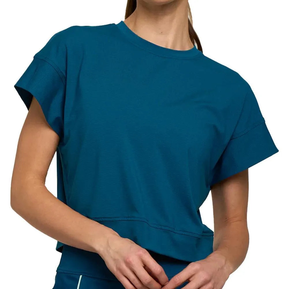 Women's Drift Saturday Tennis Top-Apparel-Lija-24A-1920T3-Harboor-Tennis Express