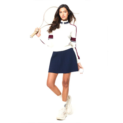 Sergio Tacchini Nota Knit Quarter Zip - Gardenia