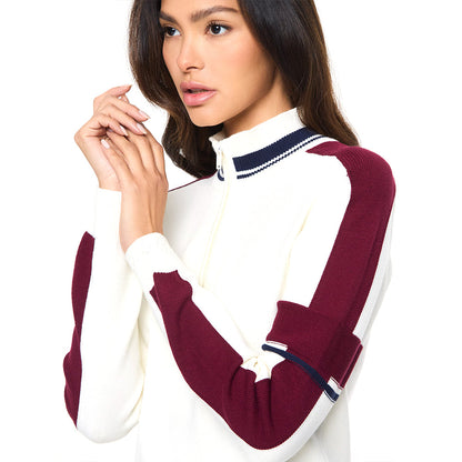 Sergio Tacchini Nota Knit Quarter Zip - Gardenia