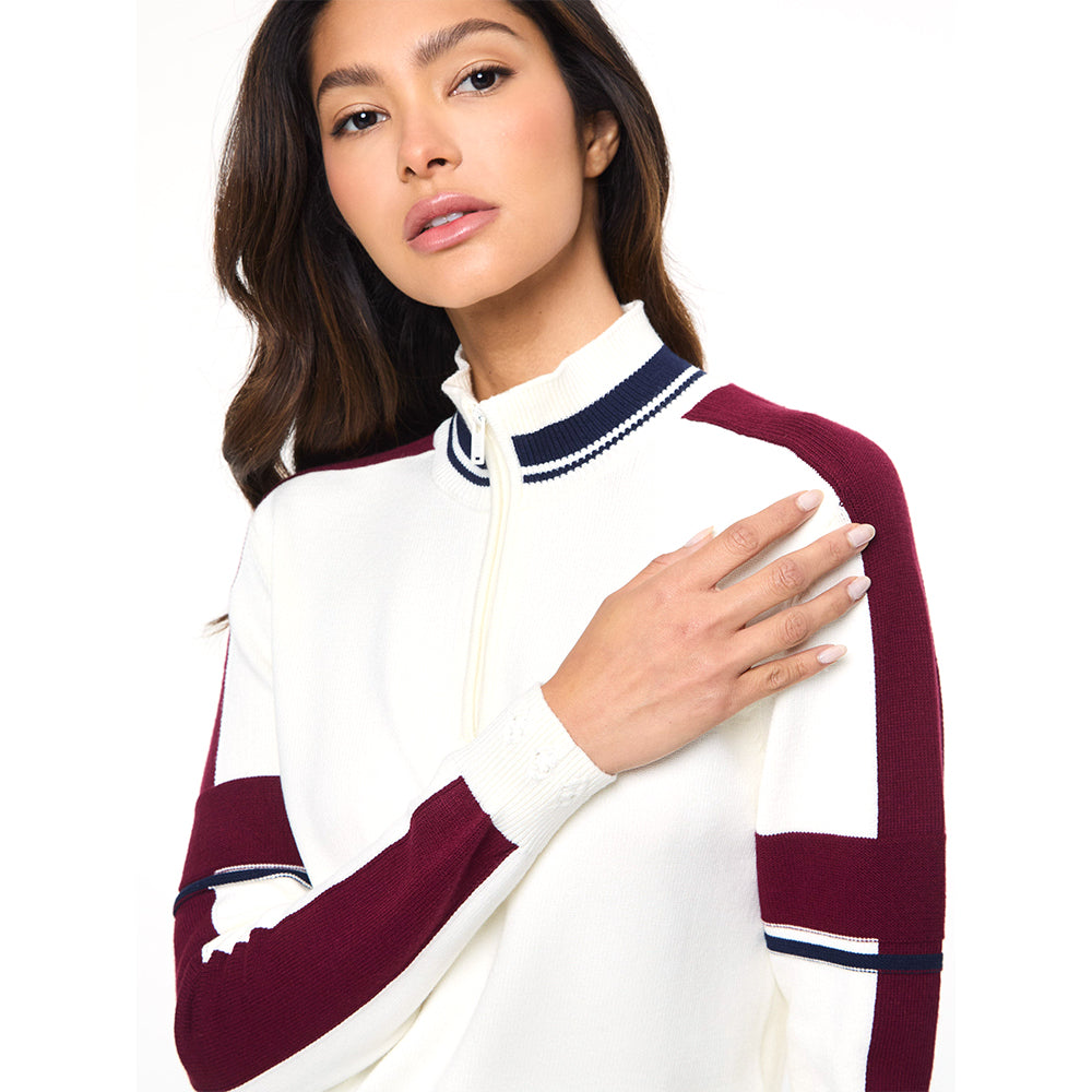 Sergio Tacchini Nota Knit Quarter Zip - Gardenia