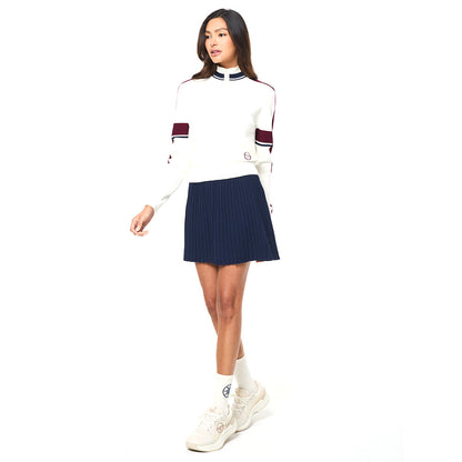 Sergio Tacchini Nota Knit Quarter Zip - Gardenia