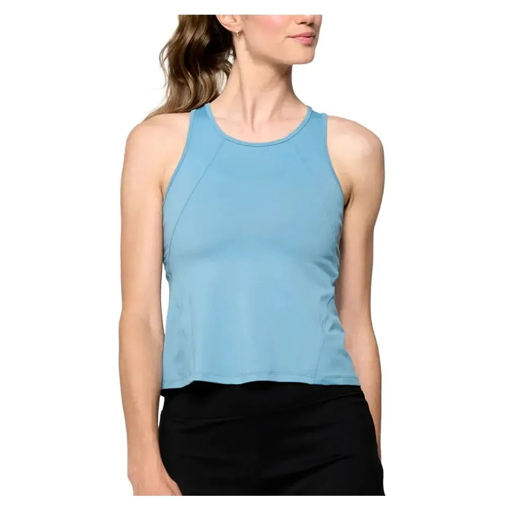 Women's Daily Tennis Tank Dusty Blue-Apparel-Lija-25A-1892T3DBF25-Tennis Express