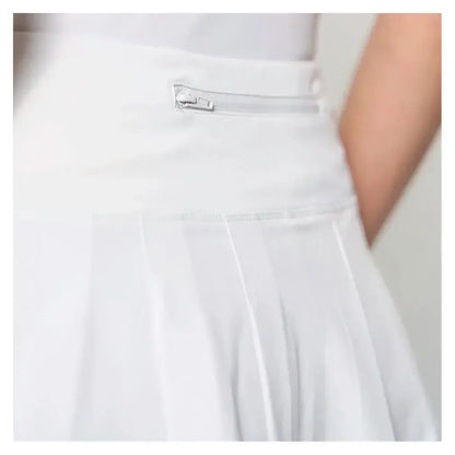 Women's Linear 15 Inch Tennis Skort White