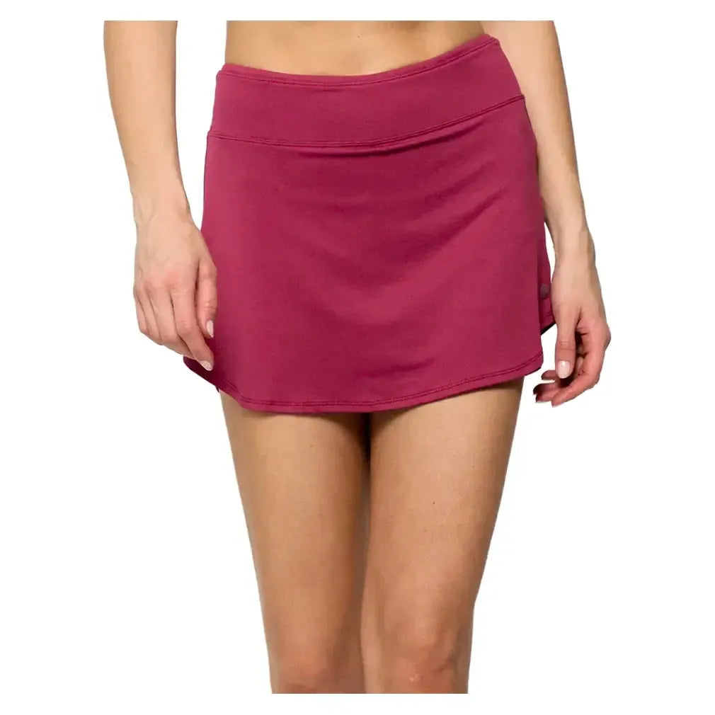 Women's Pop 13 Inch Tennis Skort Burgundy-Apparel-Lija-25A-4743T5BH25-Tennis Express