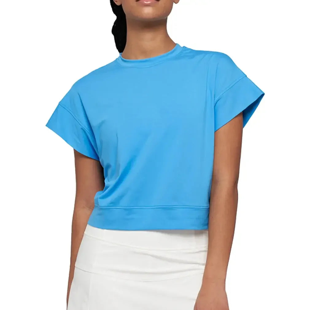 Women's Drift Saturday Tennis Top Lagoon-Apparel-Lija-25S-1920T5U25-Tennis Express