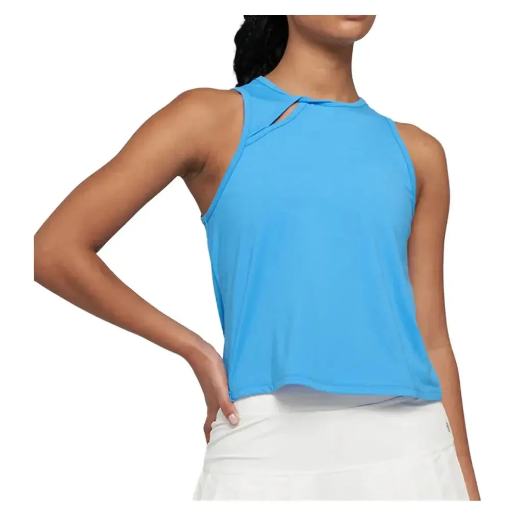 Women's Drift Twist Tennis Tank Lagoon-Apparel-Lija-25S-1956T5U25-Tennis Express