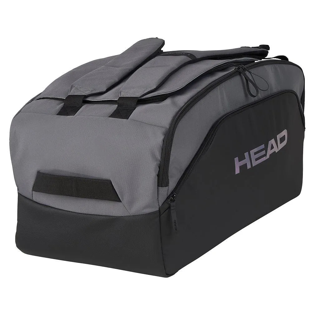 Pro X Tennis Duffle Sport Bag Black and Dark Grey