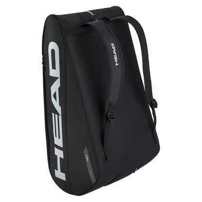 Tour Racquet Bag XL 12 Pack Black and White