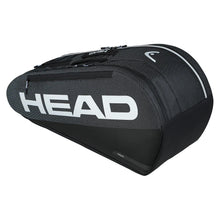 Tour Racquet Bag M 6 Pack Black and White