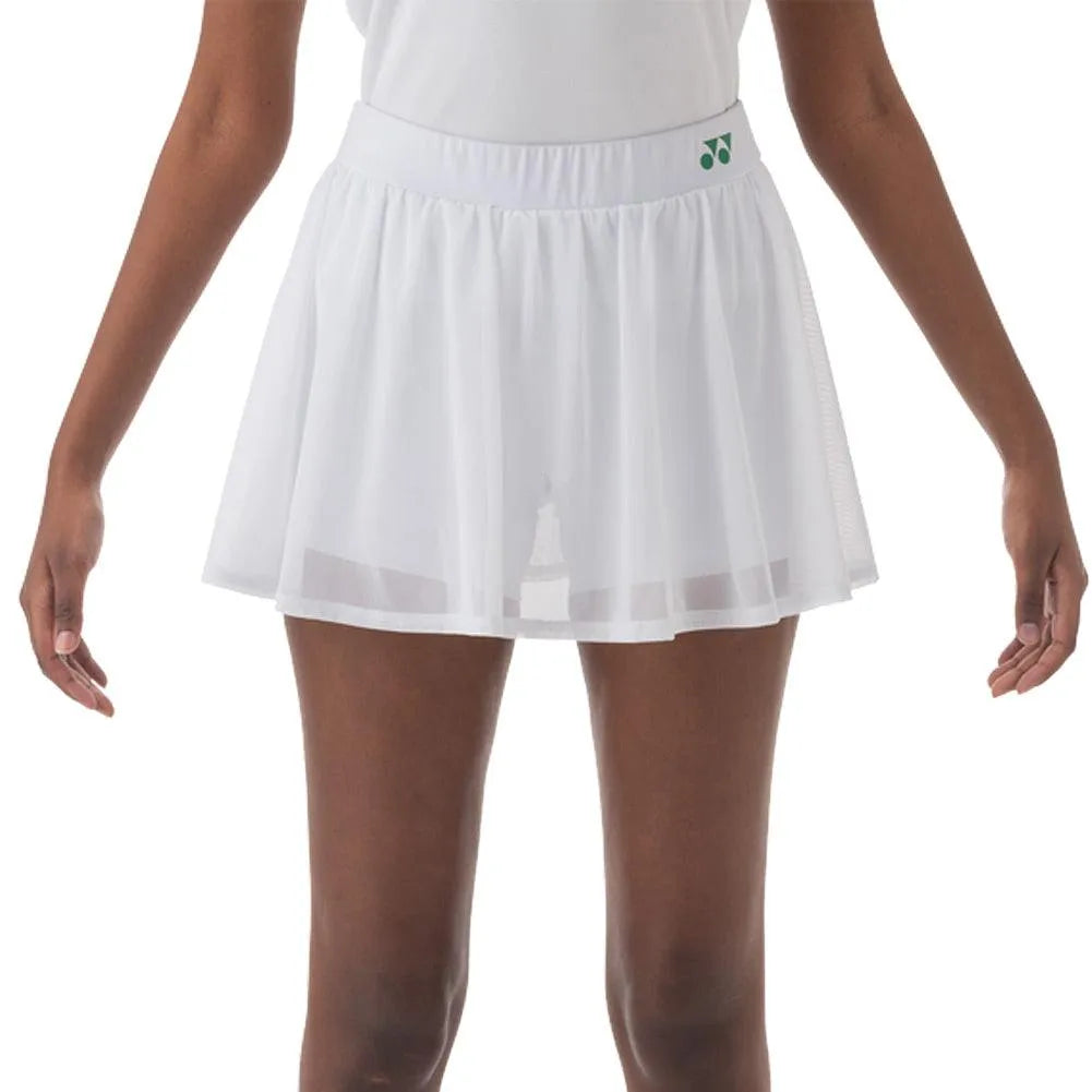 Women's Tennis Skort White-Apparel-Yonex-26148YX-U25-Tennis Express