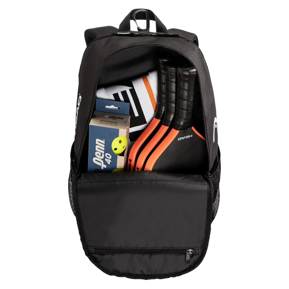 Tour Pickleball Backpack 22L Black and White