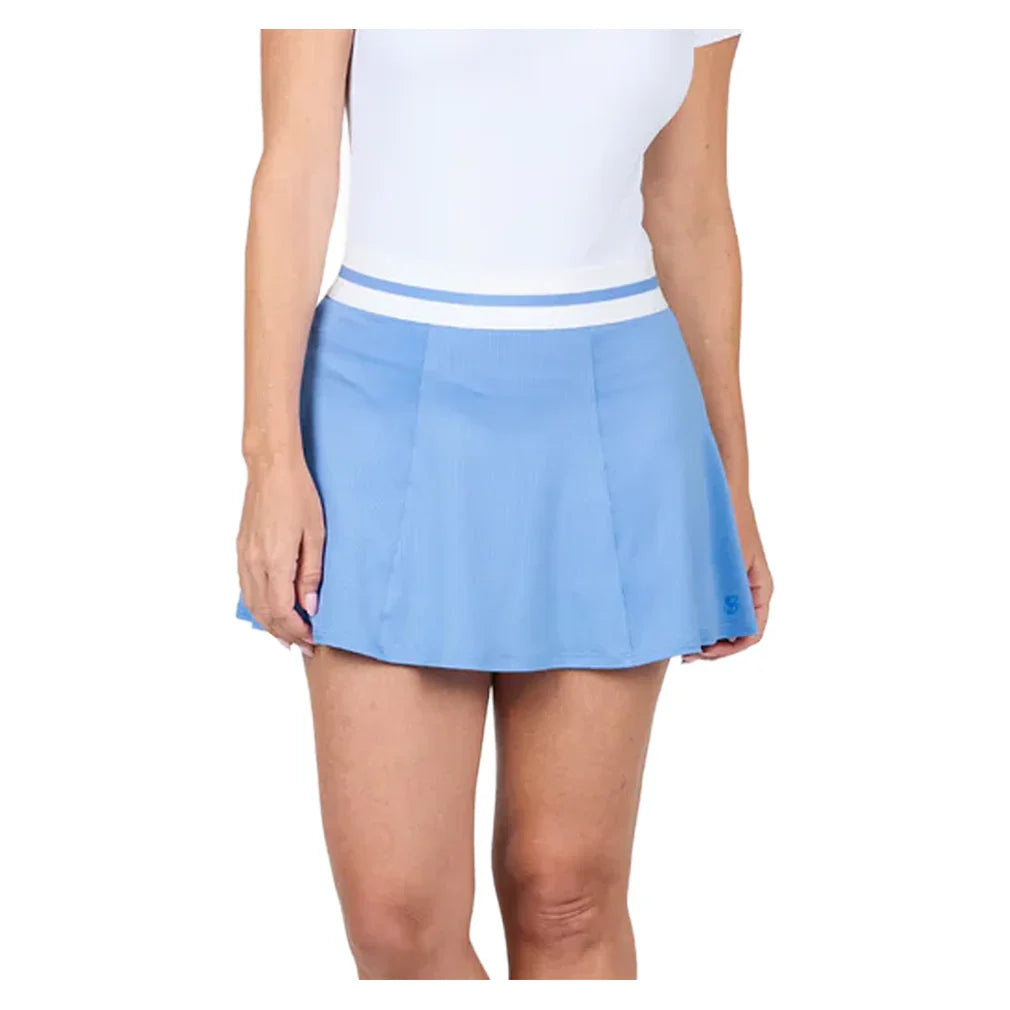 Women's UV 14 Inch High-Waist Tennis Skort-Apparel-Sofibella-2617-Periwinkle-702270Tennis Express