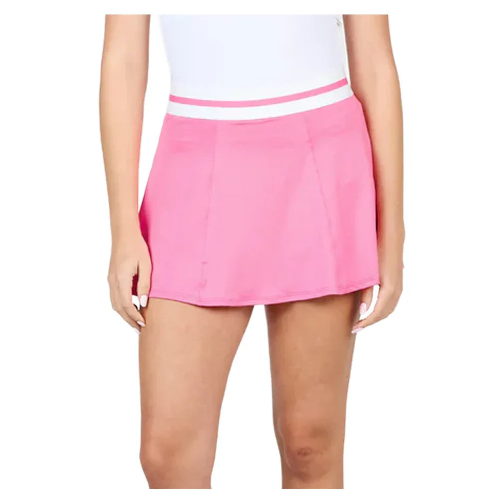 Women's UV 14 Inch High-Waist Tennis Skort-Apparel-Sofibella-2617-Rose-702275Tennis Express