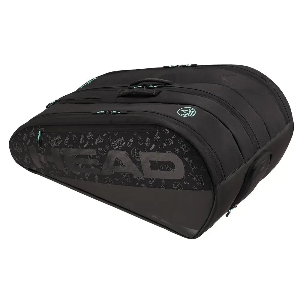 2025 Neon Tour Tennis Racquet Bag XL Black-Bags-Head-261945-1-Tennis Express