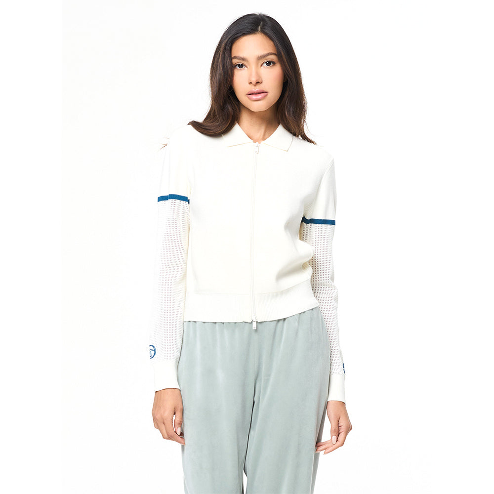 Sergio Tacchini Nota Knit Jacket - Gardenia