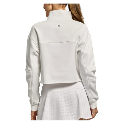Women's Zip It Up Tennis Pullover White