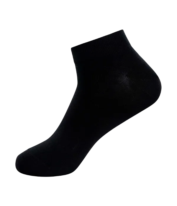 Socks Lacoste Cortos Negro (Pack x3)