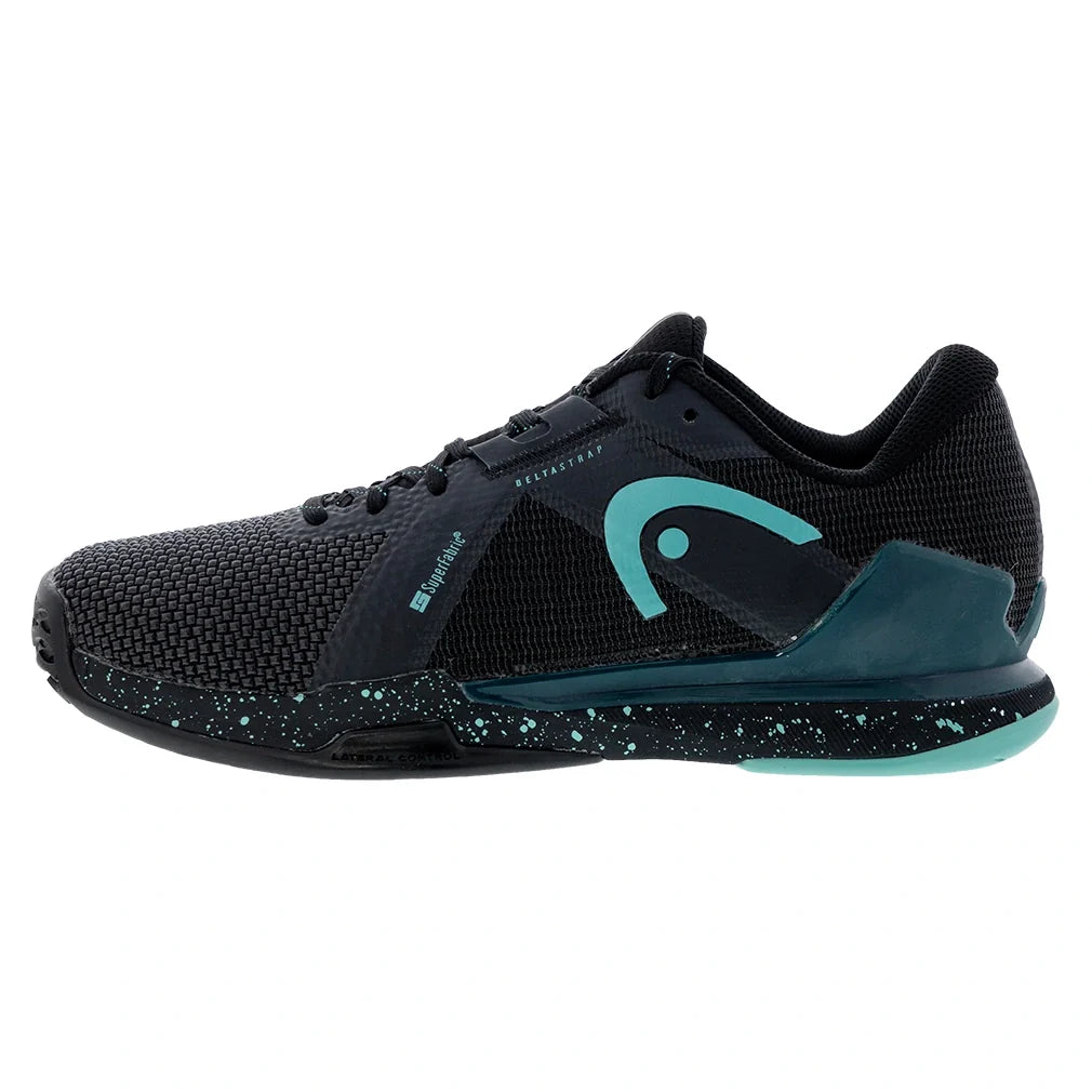 Men's Sprint Pro 4.0 SF Tennis Shoes Black and Teal