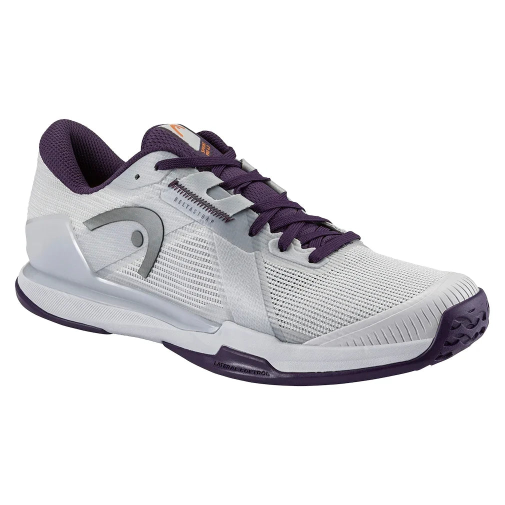 Men's Sprint Pro 4.0 Tennis Shoes Light Grey and Purple Night